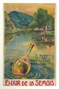 Elixir Semois Bottle Vintage Retro Advert Poster