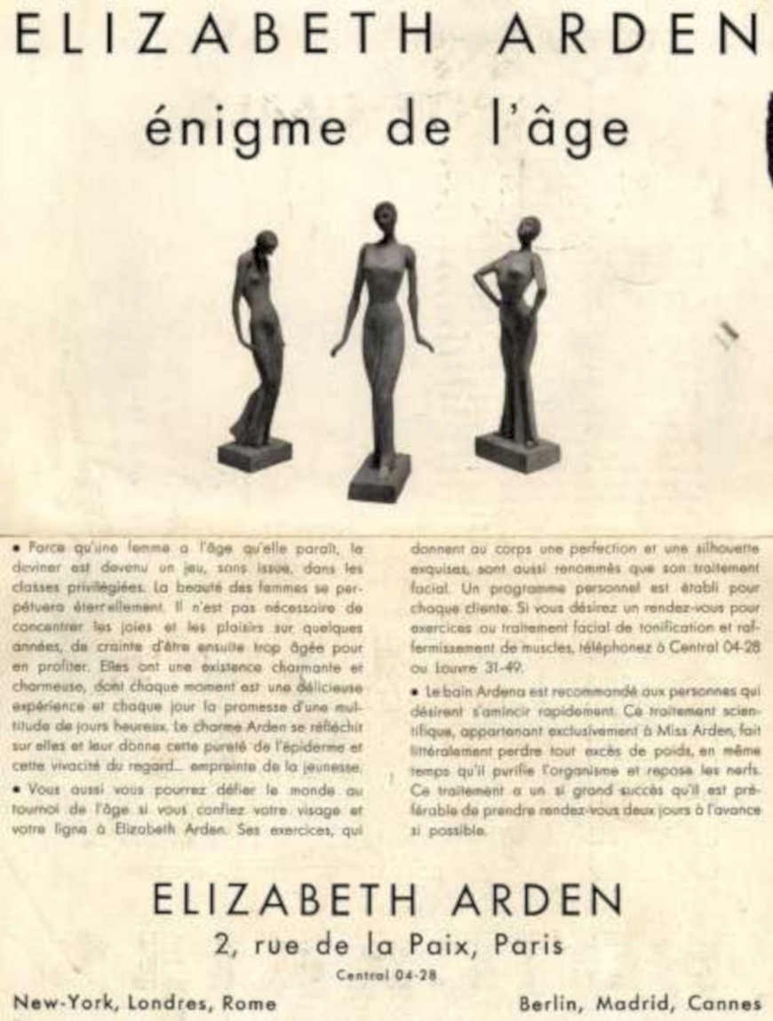 Elizabeth Arden Figures Vintage Retro Advert Ads A4 Photo Print