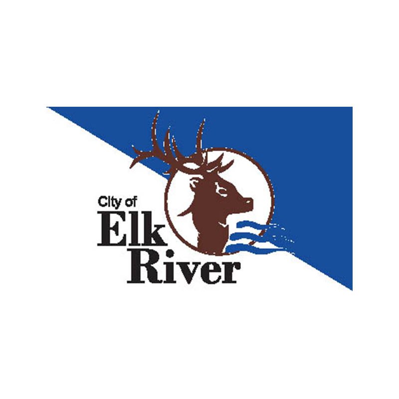 Elkriver City Flag N6348 A4 Photo Print