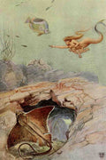 Elliott John 1859 1925 The Great Sea Horse 1909 Merry Jerrys strange visit A4 Photo Print