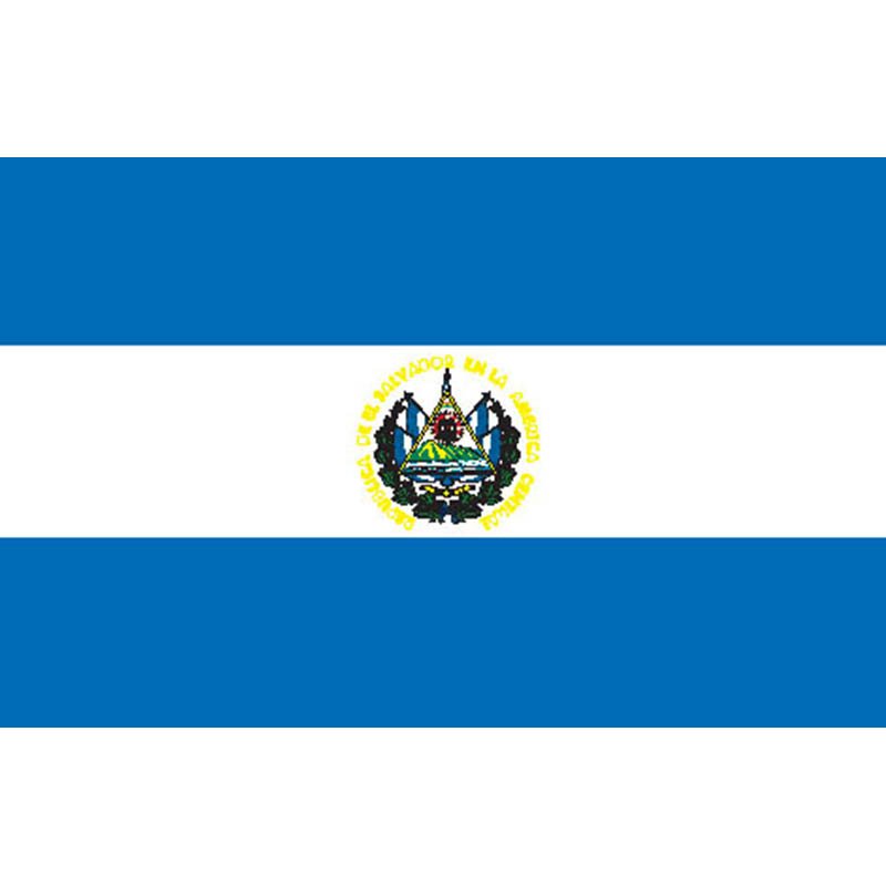 Elsalvador Flag N1811 A4 Photo Print