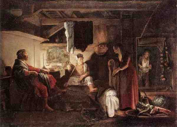 Elsheimer Adam Jupiter And Mercury At Philemon And Baucis A4 Photo Print