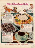 Elsies Coffee Buffet Vintage Retro Advert Ads A4 Photo Print