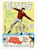 Elvis Girl Happy Movie Poster Vintage Retro Advert Poster A4 Photo Print