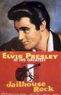 Elvis Jailhouse Rock 2 1950s Vintage Retro Advert Poster