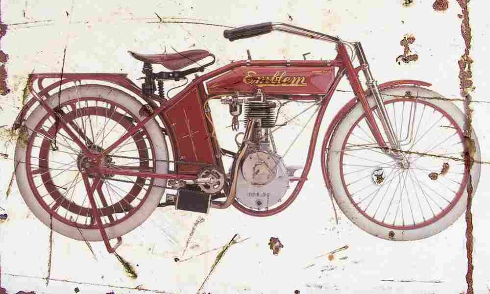 Emblem Single 1912 Aged Vintage A4 Photo Print