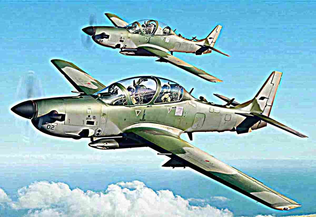 Embraer Emb314 Super Tucano Trainer Light Attack Aircraft Brazil 2 (2) Military A4 Photo Print