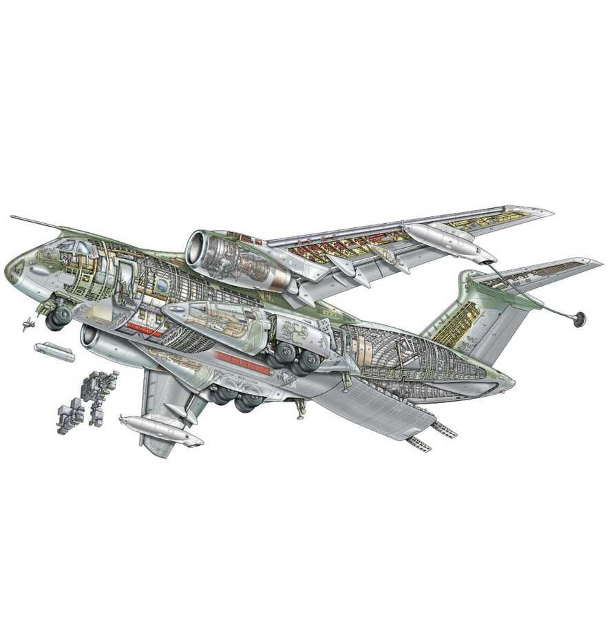 Embraer KC 390 cutaway A4 Photo Print