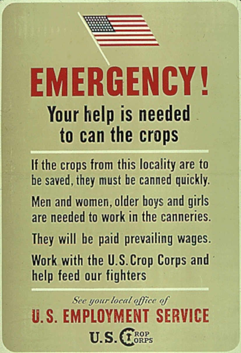 Emergency Crops Poster Vintage Retro Advert Ads A4 Photo Print