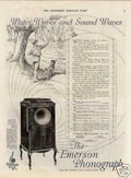 Emerson Phonograph Woods Vintage Retro Advert Ads A4 Photo Print