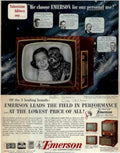 Emerson Television Space Vintage Retro Advert Ads A4 Photo Print