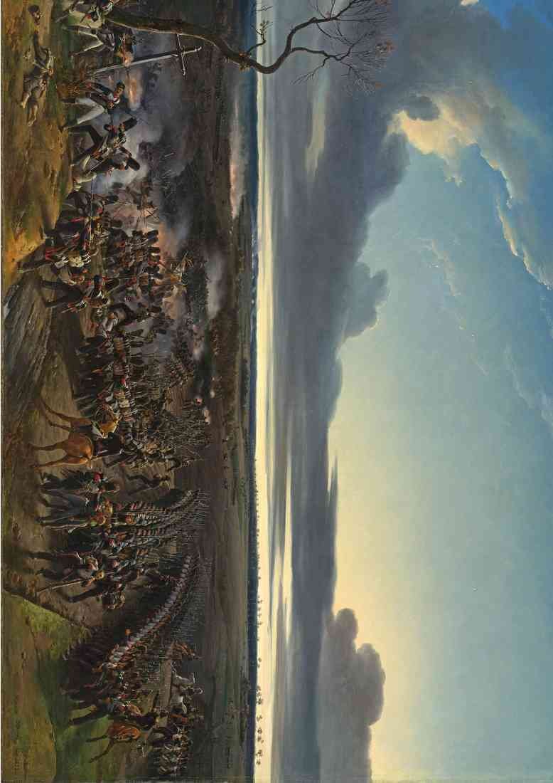 Emile Jean Horace Vernet The Battle of Montmirail stretch A4 Photo Print