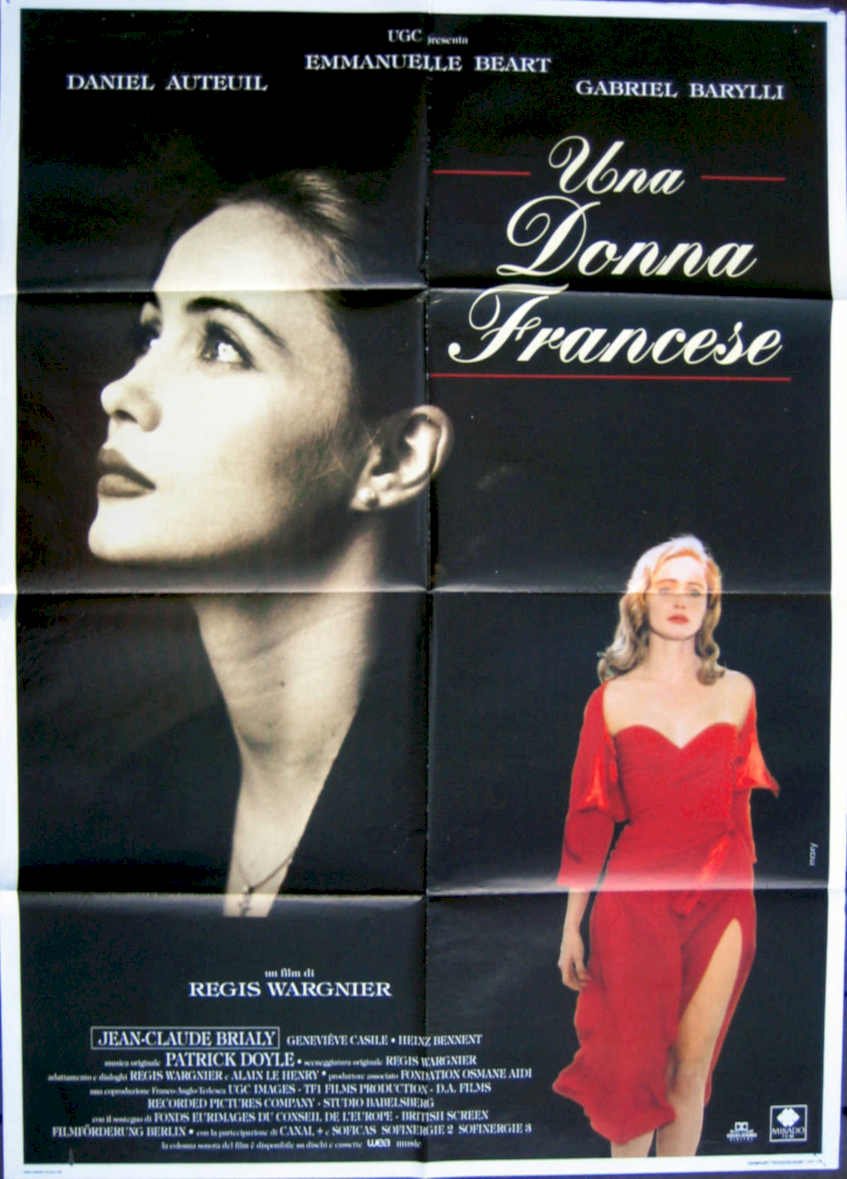 Emmanuelle Beart French Vintage Retro Advert Poster A4 Photo Print