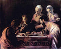 Emmaus by Caravaggio A4 Photo Print