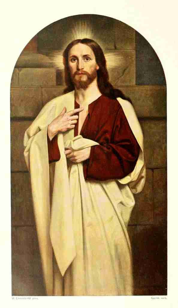 Emonds M Christliche Kunst 5 1908 Christ A4 Photo Print