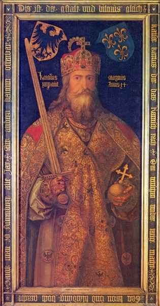 Emperor Charles the Great by Durer A4 Photo Print