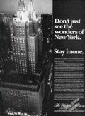 Empire State Building Vintage Retro Advert Ads A4 Photo Print