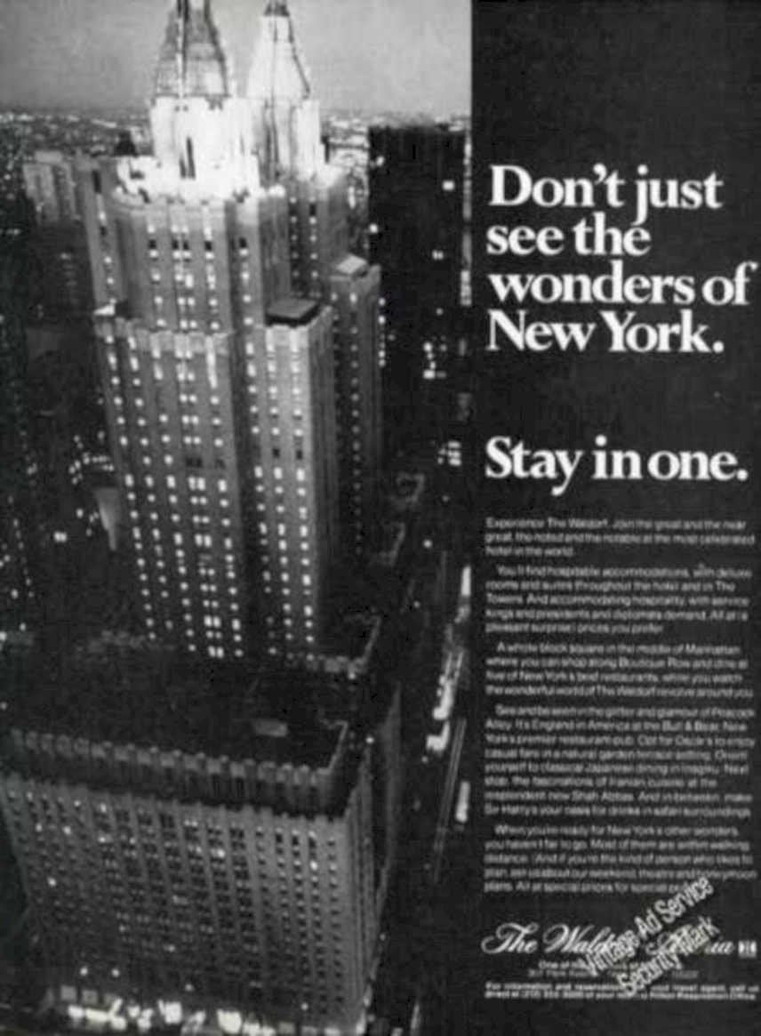 Empire State Building Vintage Retro Advert Ads A4 Photo Print
