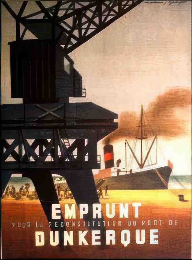 EmpruntDunkerque Vintage Advert A4 Photo Print