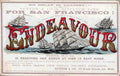 Endeavour Clipper Advert Vintage A4 Photo Print