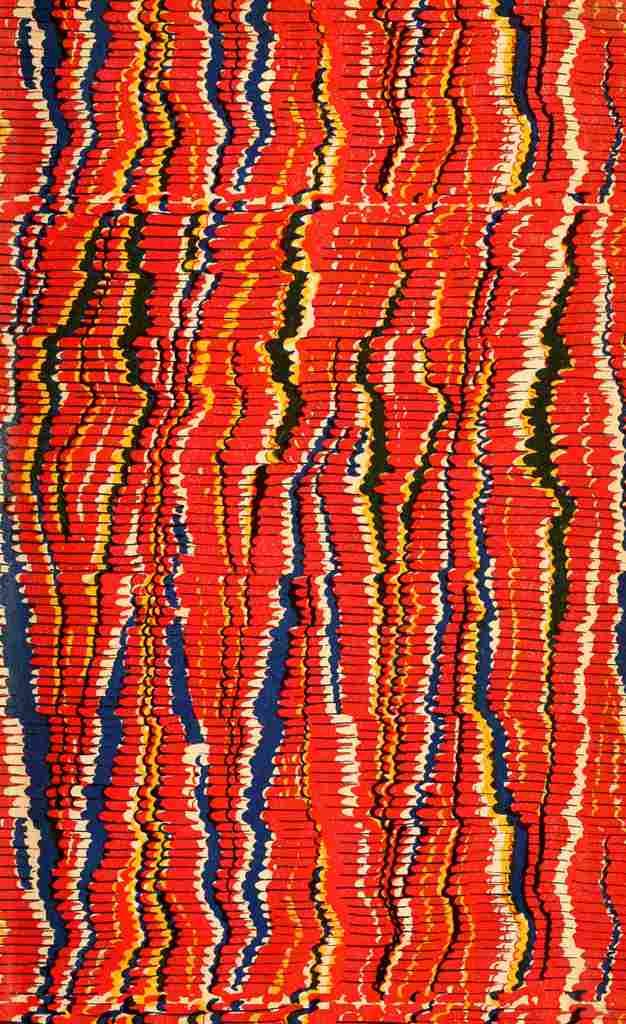 Endpaper Order of Mammals 1910 Red design A4 Photo Print