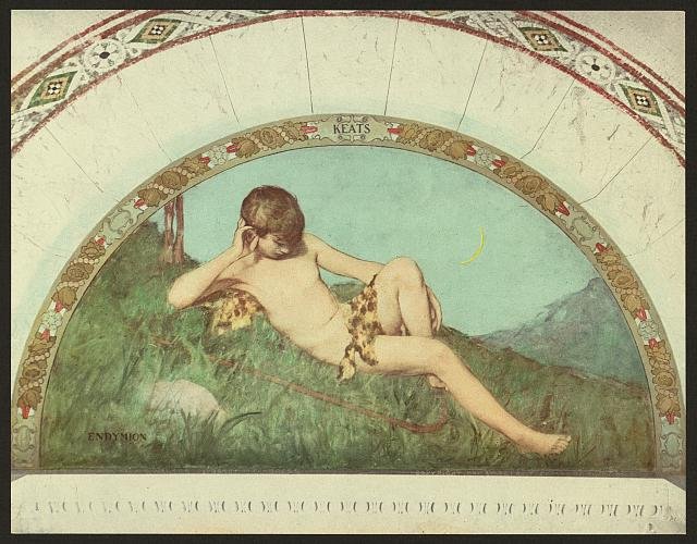 Endymion Library of Congress Vintage A4 Photo Print