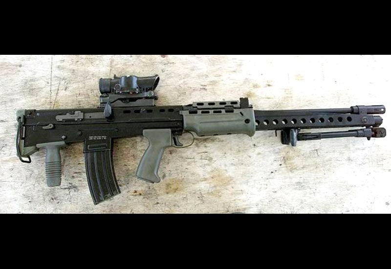 Enfield L86 Light Support Weapon United Kingdom Military A4 Photo Print