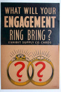 Engagement Ring Supply Vintage Retro Advert Ads A4 Photo Print