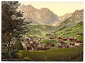 Engelberg Valley and Juchlipass Bernese Oberland Vintage A4 Photo Print