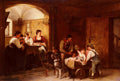 Engl Hugo Familienszene Art A4 Photo Print