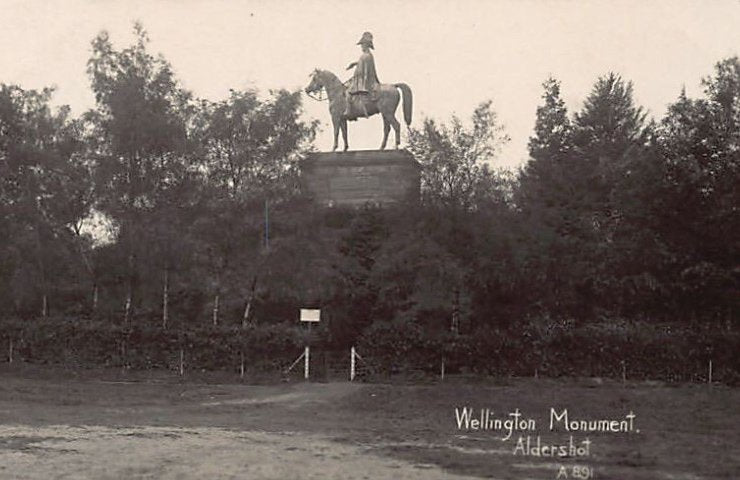England Aldershot Wellington Monument Vintage A4 Photo Print