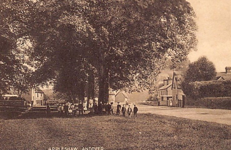 England Andover Appleshaw Vintage A4 Photo Print