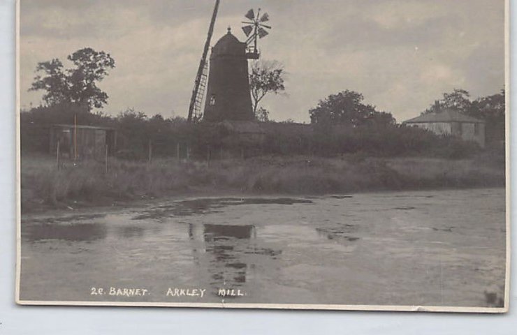 England Barnet Gate Herts Arkley Windmill Vintage A4 Photo Print