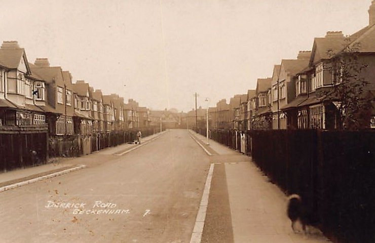 England Beckenham Derrick Road Vintage A4 Photo Print