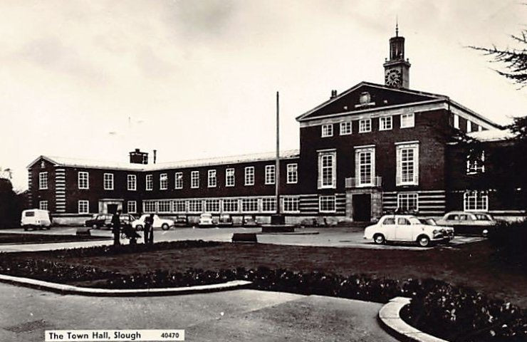 England Berks Slough The Town Hall Vintage A4 Photo Print