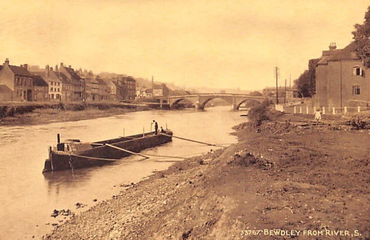 England Bewdley From River Vintage A4 Photo Print
