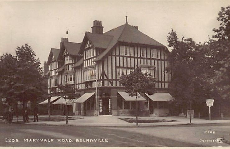 England Bourneville Maryvale Road Vintage A4 Photo Print