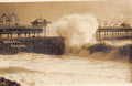 England Brighton Rough Sea The Pier Vintage A4 Photo Print