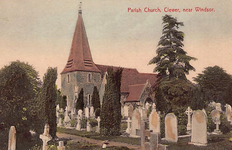 England Clewer Parish Church Vintage A4 Photo Print