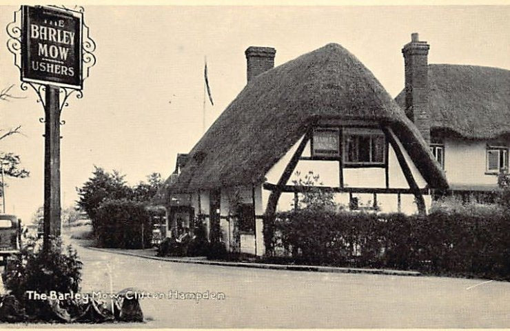 England Clifton Hampden The Barley Mow Vintage A4 Photo Print