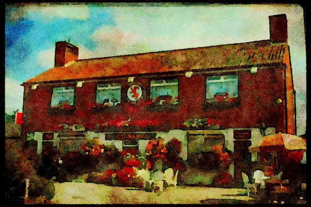 England Countryside 298016 St. John's Cambridge With Daffodils A4 Limited Edition Watercolour Print