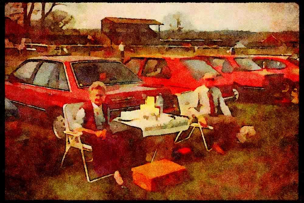 England Countryside 298022 A Day At The Races A4 Limited Edition Watercolour Print