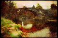 England Countryside 298024 Bridge, Devon A4 Limited Edition Watercolour Print