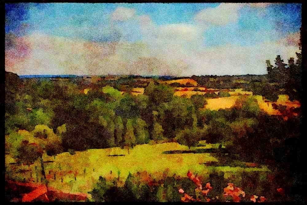 England Countryside 298036 View From Smarts Hill, Kent A4 Limited Edition Watercolour Print