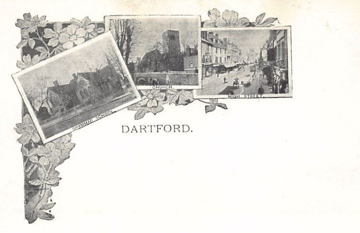England Dartford Vintage A4 Photo Print
