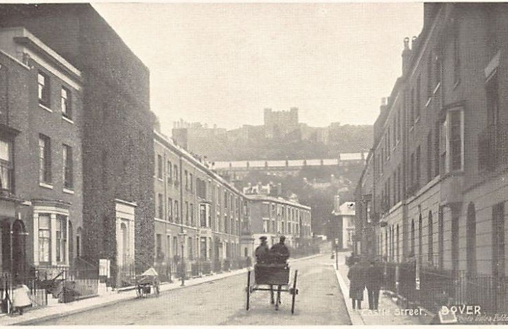 England Dover Castle Street Vintage A4 Photo Print