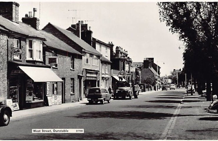England Dunstable West Street Vintage A4 Photo Print