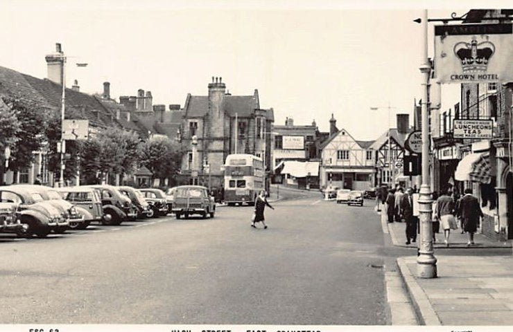 England East Grinstead High Street Vintage A4 Photo Print