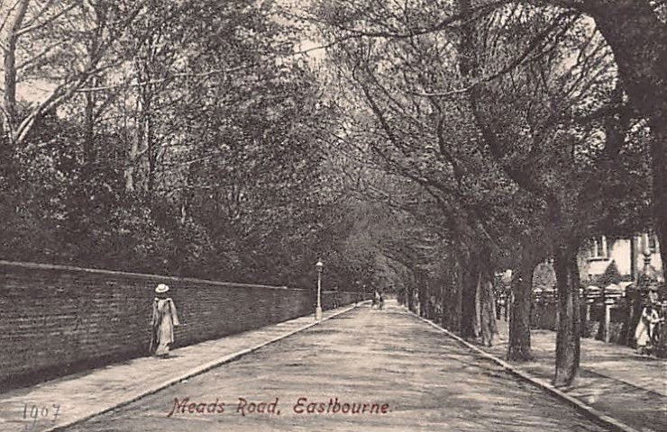 England Eastbourne Meads Road Vintage A4 Photo Print