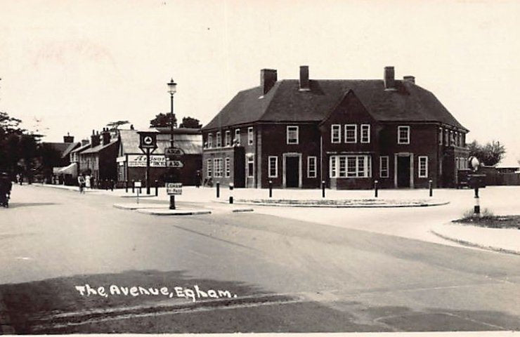 England Egham The Avenue Vintage A4 Photo Print